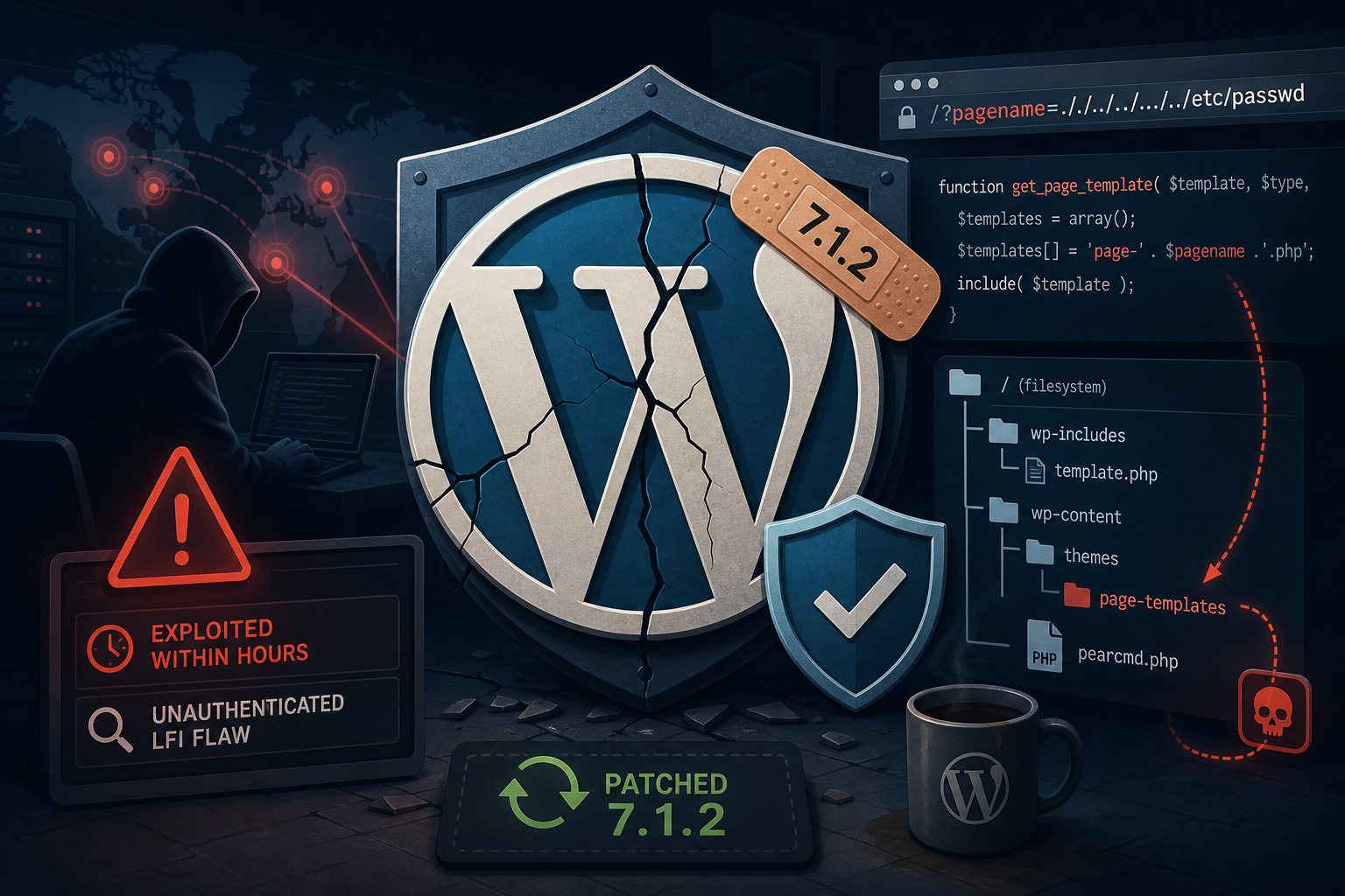 CVE-2026-87902: WordPress Core LFI Flaw Exploited Within Hours of Patch