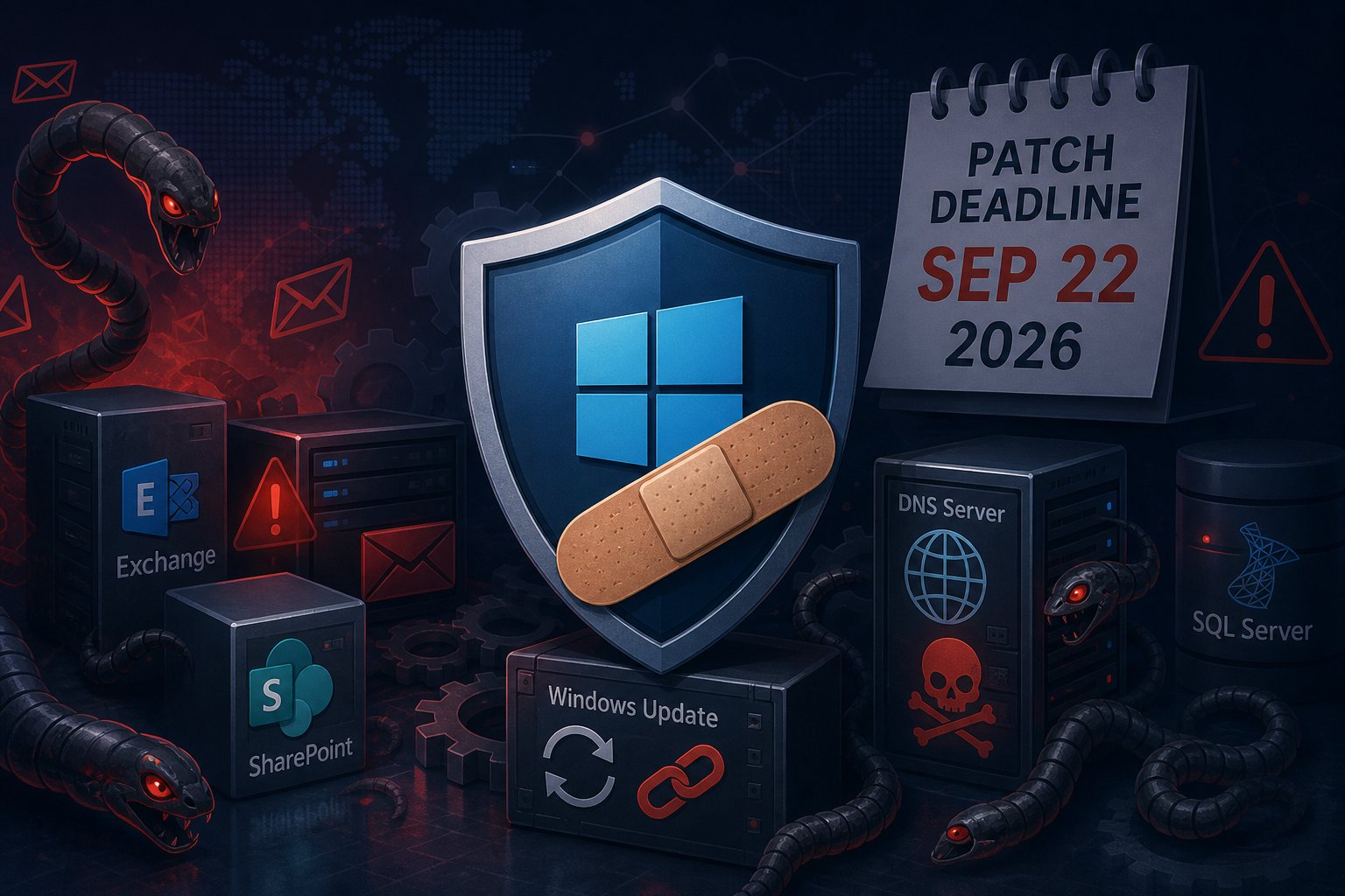 Record Patch Tuesday: 974 CVEs, Two Active Zero-Days, a Wormable DNS RCE