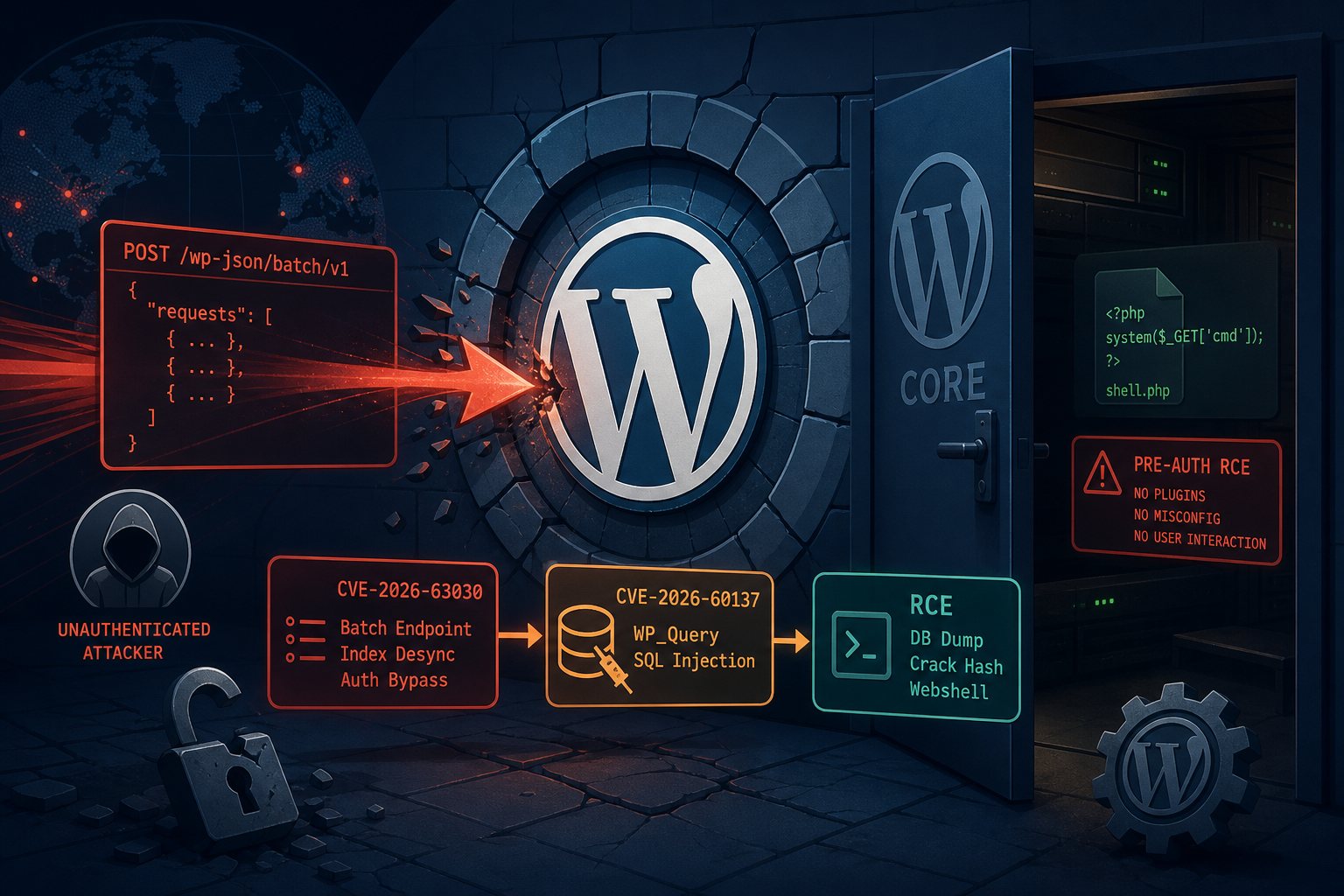 wp2shell: Pre-Auth RCE in WordPress Core — Check Your Version Now